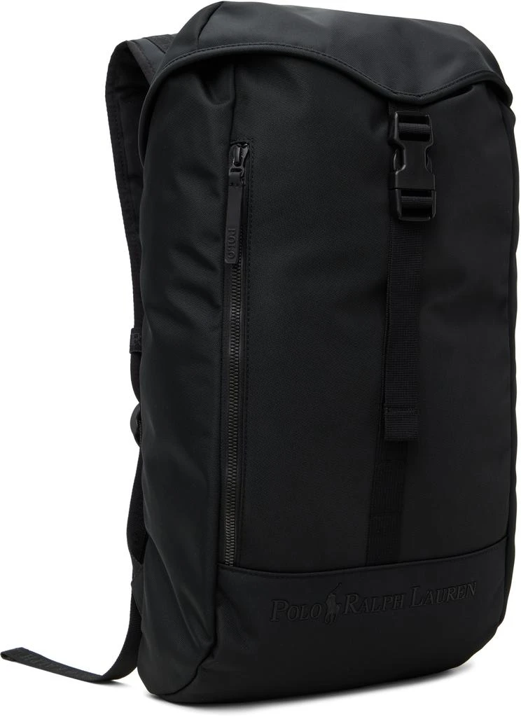 Ralph Lauren Black Tonal Logo Backpack 2