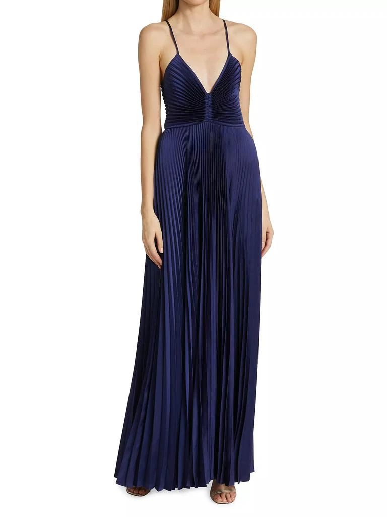 A.L.C. Aries Floor-Length Pleated Gown 3