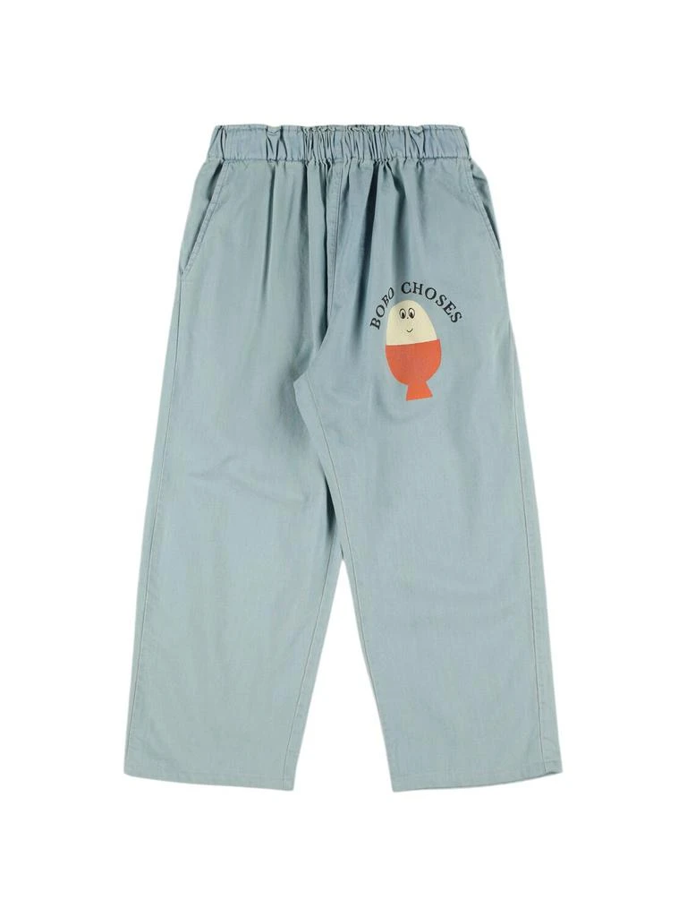 BOBO CHOSES Cotton Gabardine Pants 1