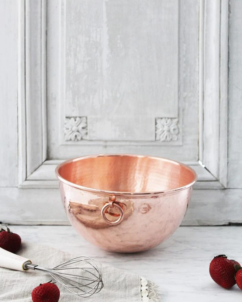 Coppermill Kitchen Vintage Inspired Copper Mixing Bowl, 10" 4
