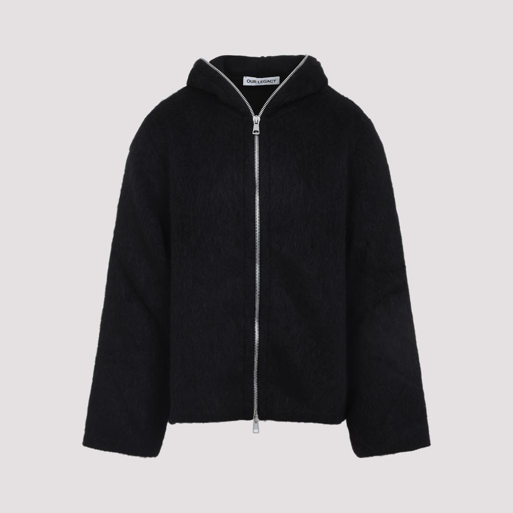 Shop Men's Full Zip Hoodie Black on Sale at BeyondStyle