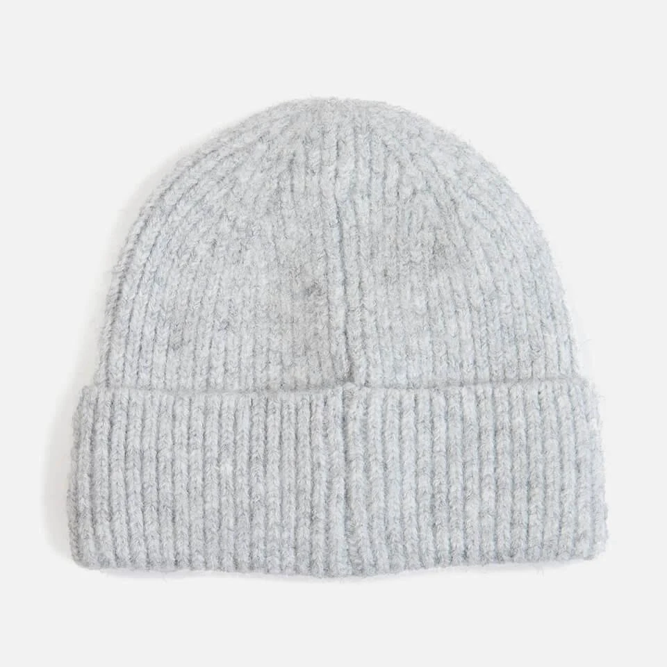 Barbour Barbour Pendle Logo-Detailed Ribbed-Knit Beanie 2