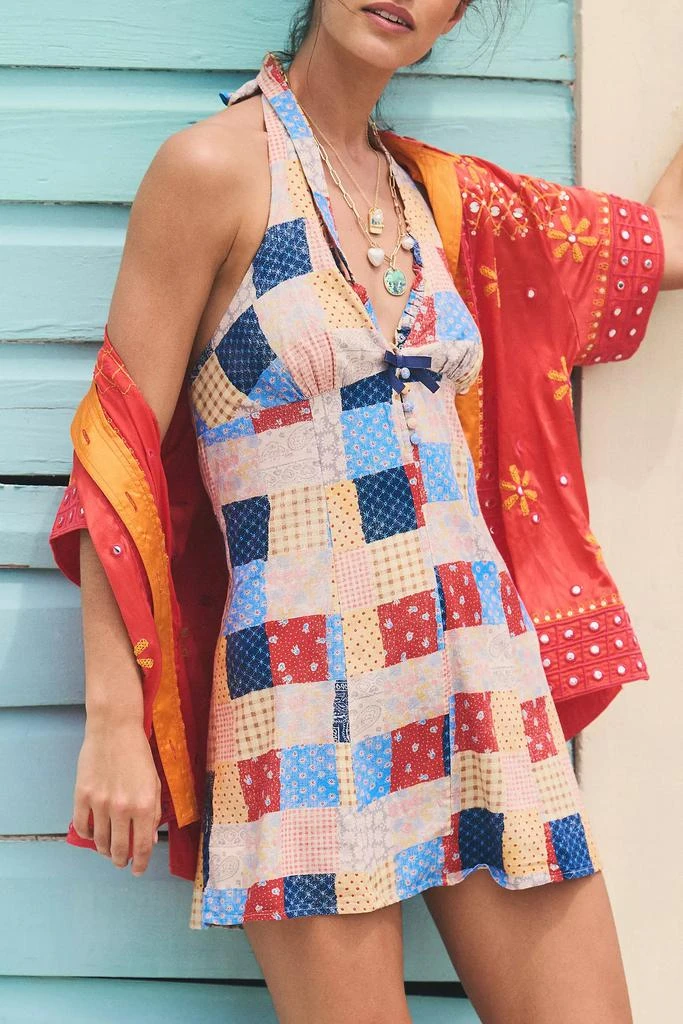Kimchi Blue Kimchi Blue Charlie Printed Halter Mini Dress 2
