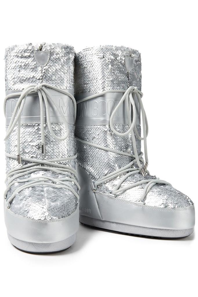 Moon Boot Sequined shell snow boots