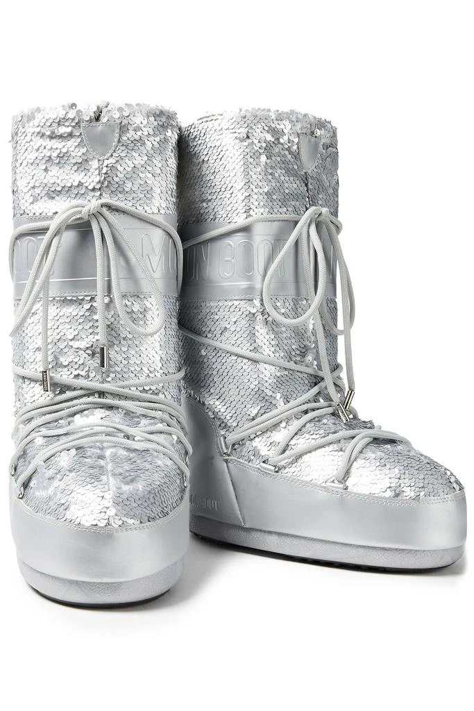 MOON BOOT Sequined shell snow boots 2