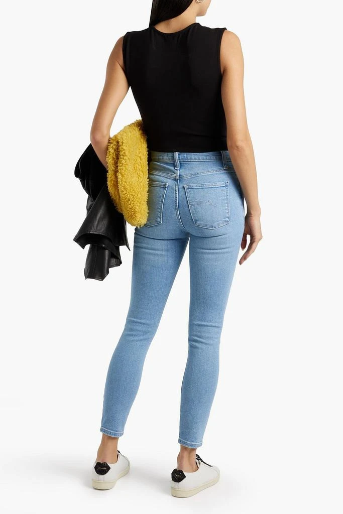 Nobody Denim Cult cropped distressed high-rise skinny jeans 3