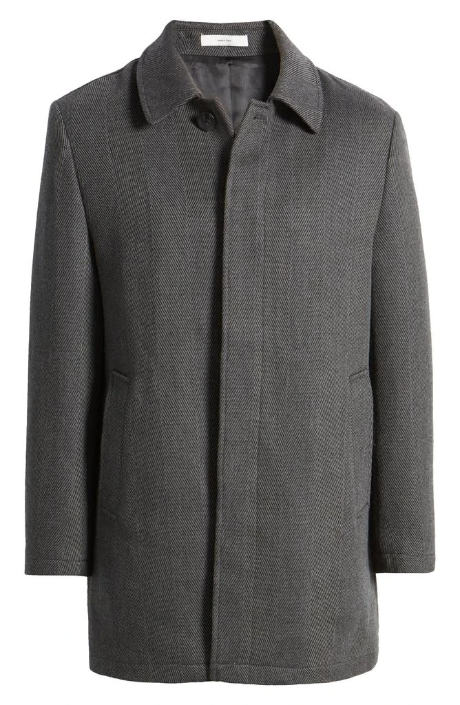 Nordstrom Wool Herringbone Coat 6
