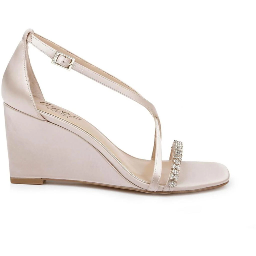 Badgley Mischka Adelynn Womens Wedges Ankle Strap 4