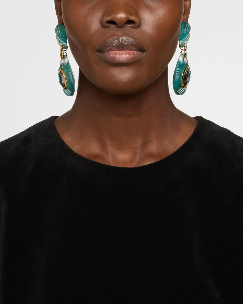 Alexis Bittar Madera Lucite Drop Earrings 2