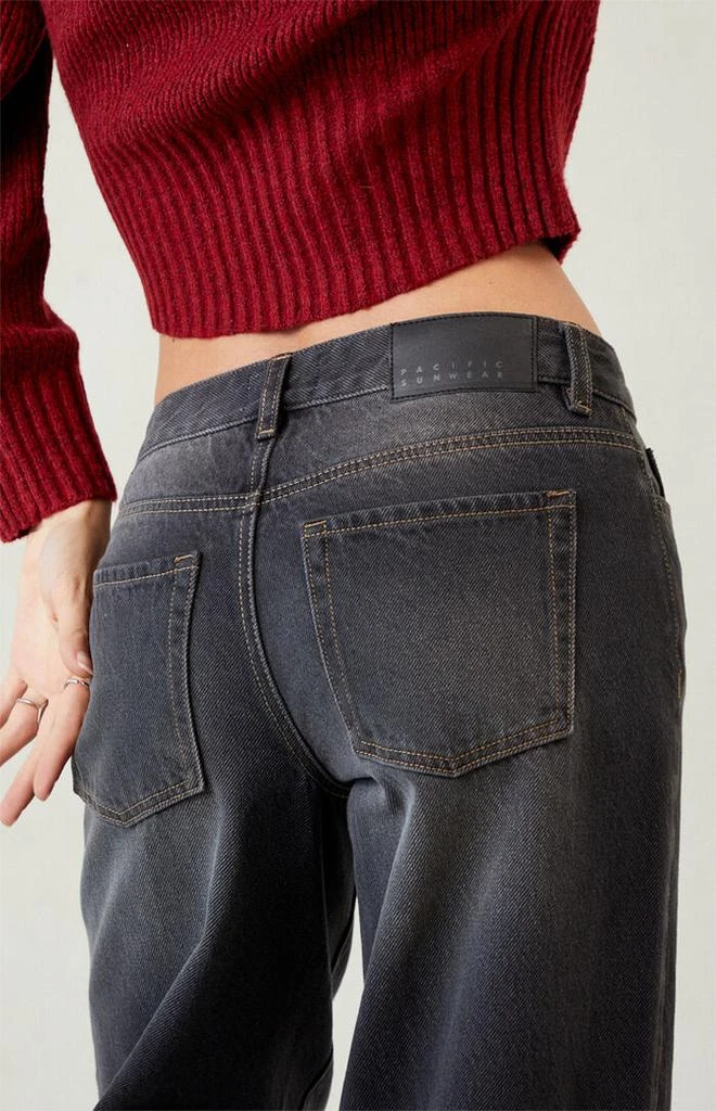PacSun Casey Low Rise Baggy Jeans Black Tinted 4