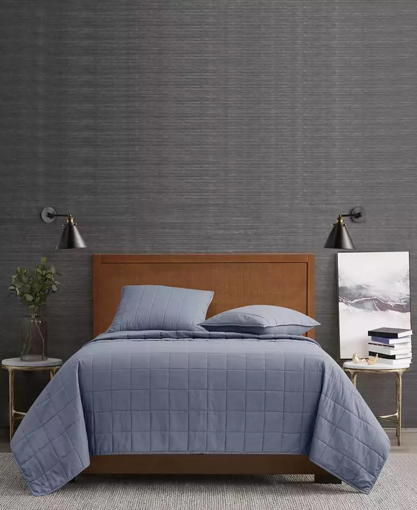 London Fog Solid 3 Piece Quilt Set 1