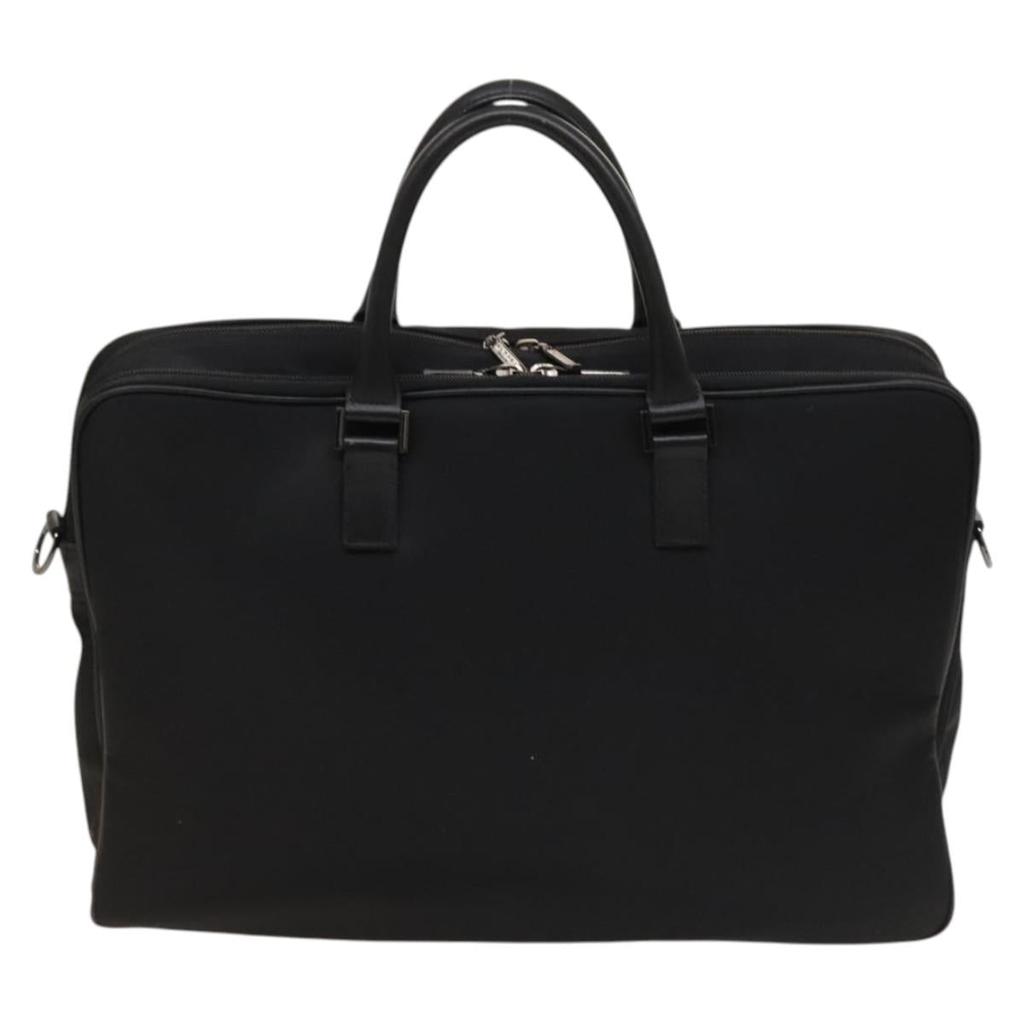 Burberry Label Nylon Briefcase Bag (Pre-Owned)