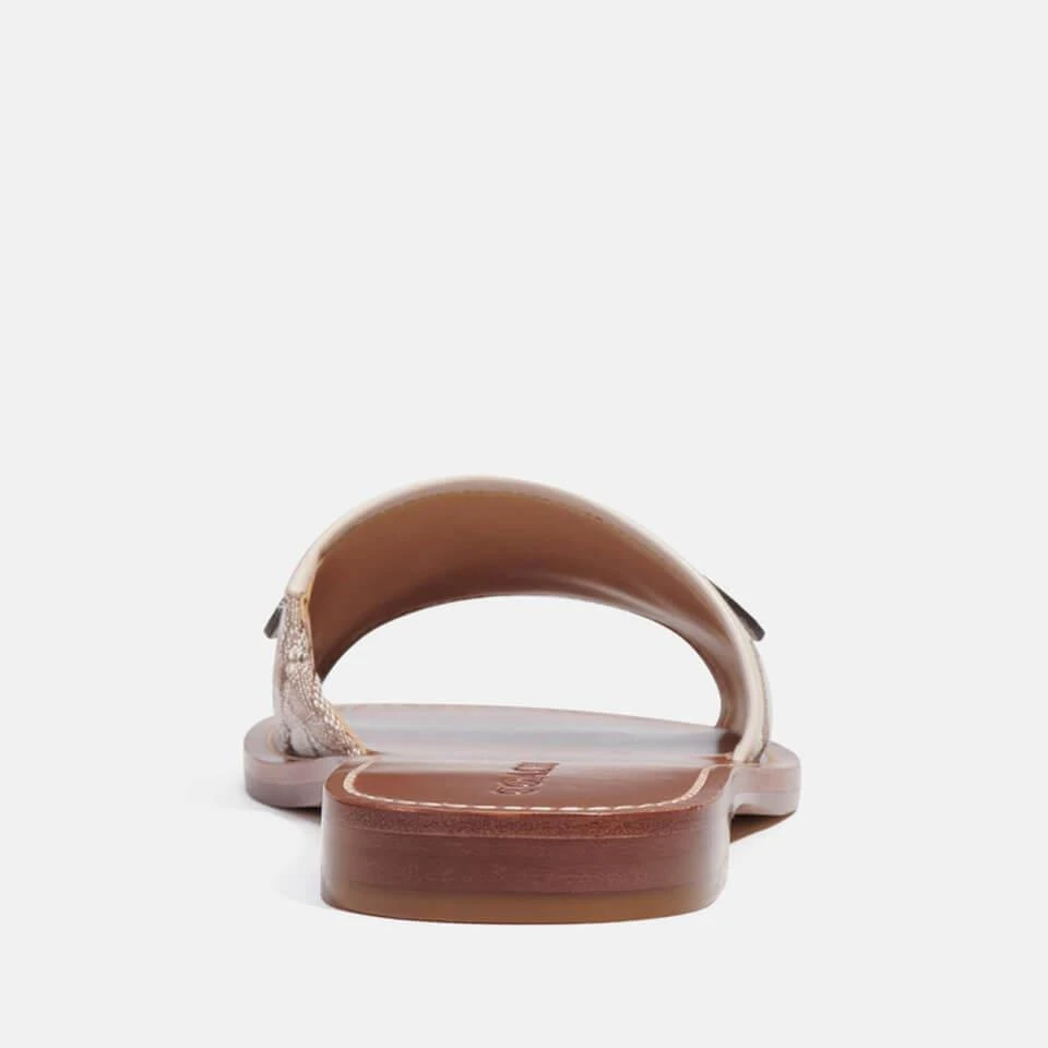 Coach COACH INA LOGO-JACQUARD SANDALS 5