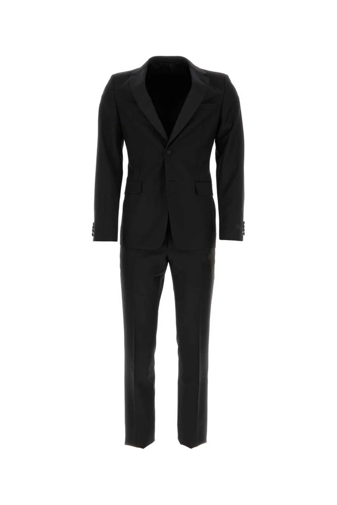 Prada Black Wool Blend Tuxedo 1