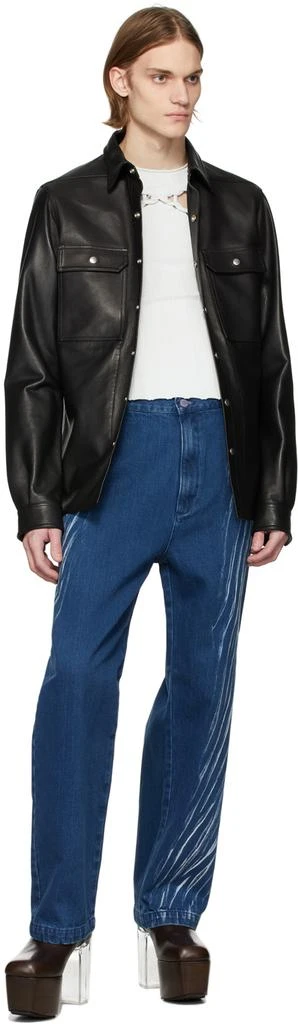 Xander Zhou Blue Denim Jeans 4