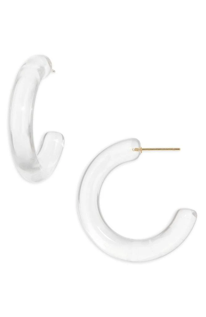 Nordstrom Chunky Resin Hoop Earrings