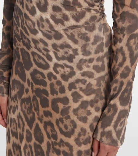 Stella McCartney Leopard-print midi dress 5