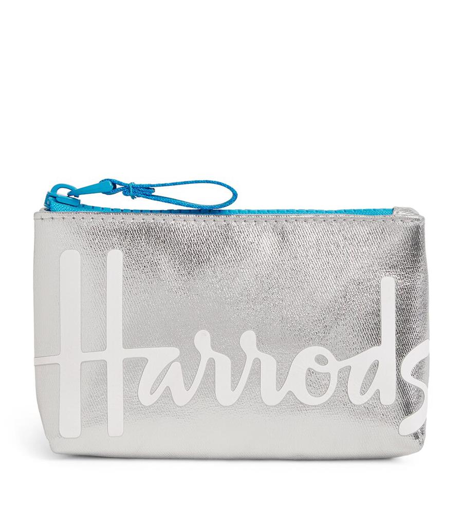 Harrods Metallic Logo Coin Purse