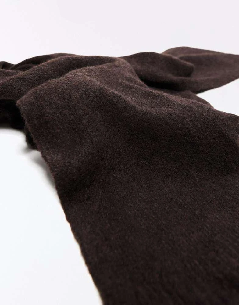 Bershka Bershka Extra-long scarf in brown 2