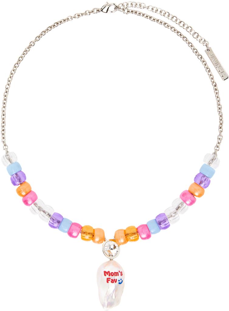 JIWINAIA SSENSE Exclusive Kids Silver 
Mom
s Favourite
 Necklace