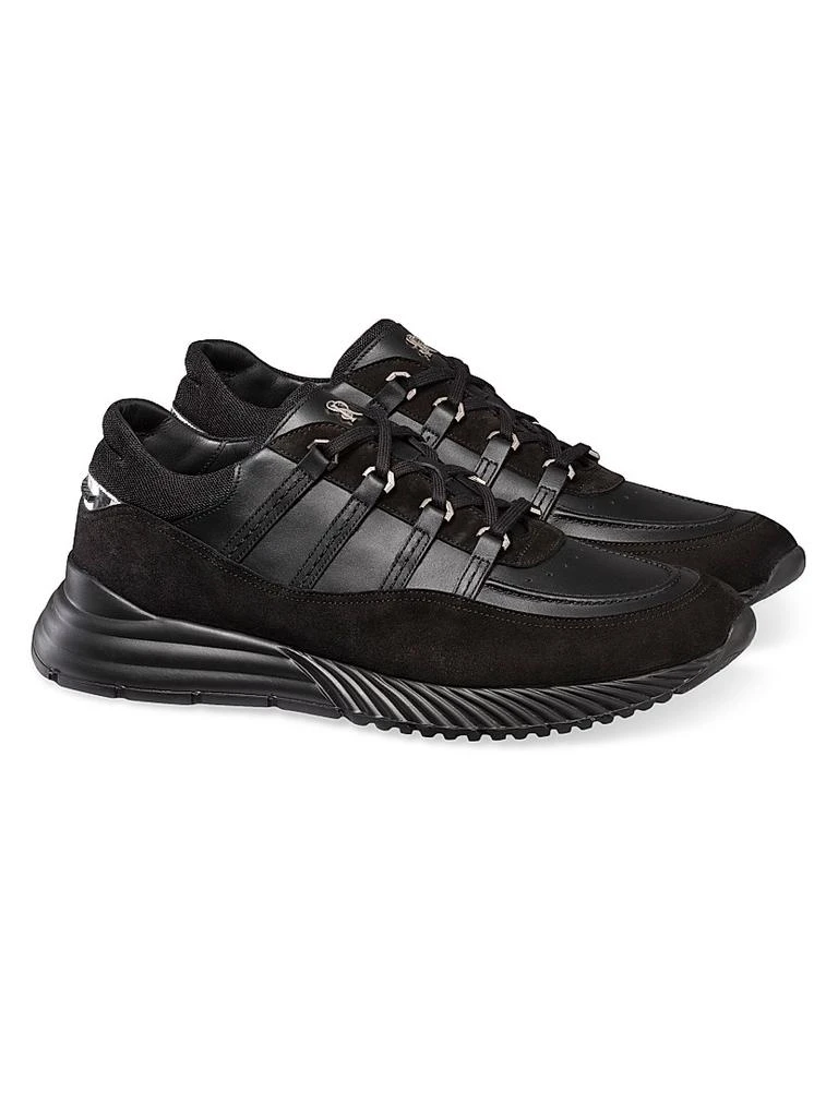Stefano Ricci Suede and Calfskin Leather Sneakers 2