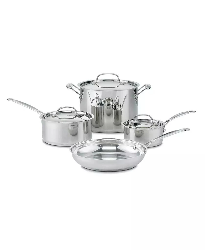 Cuisinart Chef's Classic Stainless Steel 7 Piece Cookware Set 1