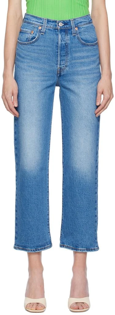 Levi's Blue Ribcage Jeans 1