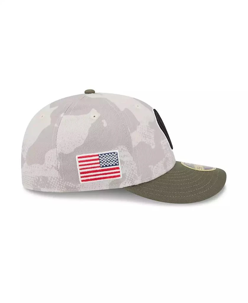New Era Men's Light Beige/Olive Milwaukee Brewers 2025 Armed Forces Day Low Profile 59FIFTY Fitted Hat 6