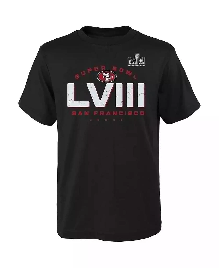 Outerstuff Big Boys Black San Francisco 49ers Super Bowl LVIII Made It T-shirt 3