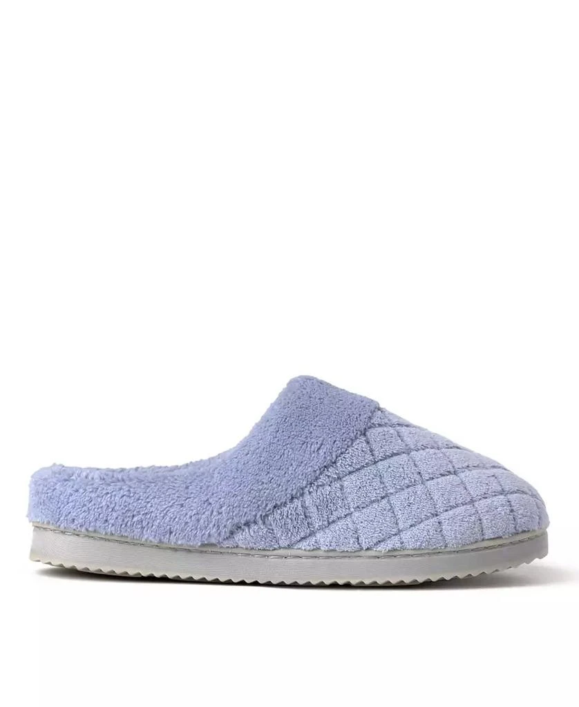 Dear Foams Women's Libby Quilted Terry Clog Slippers 6