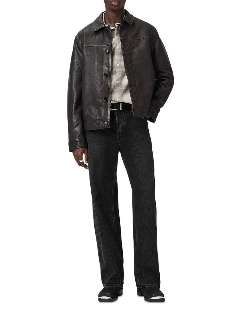 ALL SAINTS Nates Leather Jacket 2
