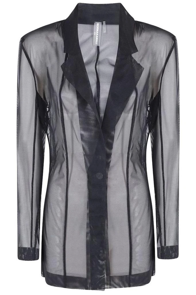 Norma Kamali Norma Kamali Sheer Detailed Jacket 1