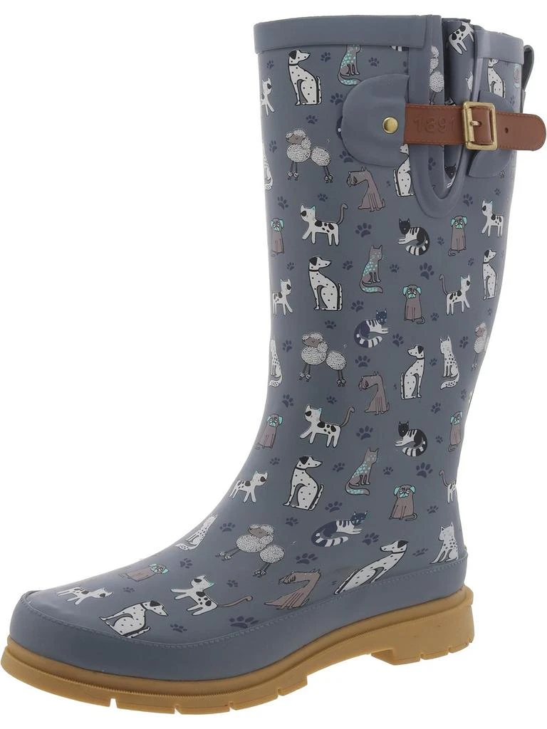 Western Chief Furry Friends Womens Waterproof Mid-Calf Rain Boots