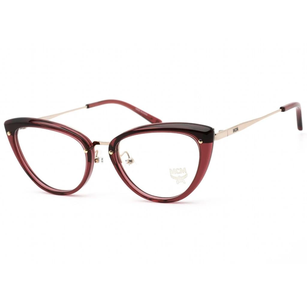 MCM MCM Women's Eyeglasses - Clear Demo Lens Bordeaux Cat Eye Shape Frame | MCM2153 603 1