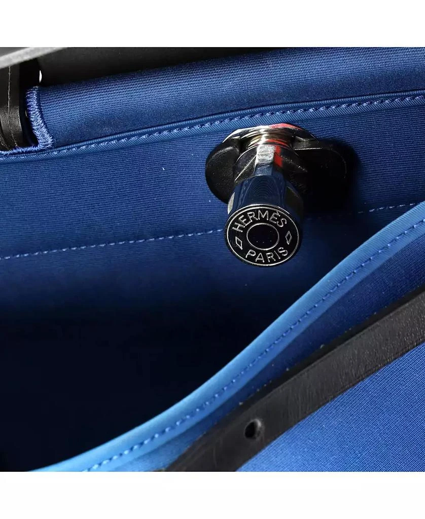 Pre-Owned HERMÉS 31 Herbag Zip Leather and Toile 7