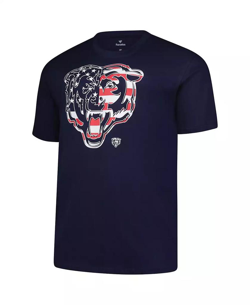Fanatics Men's Navy Chicago Bears Big Tall Americana T-Shirt