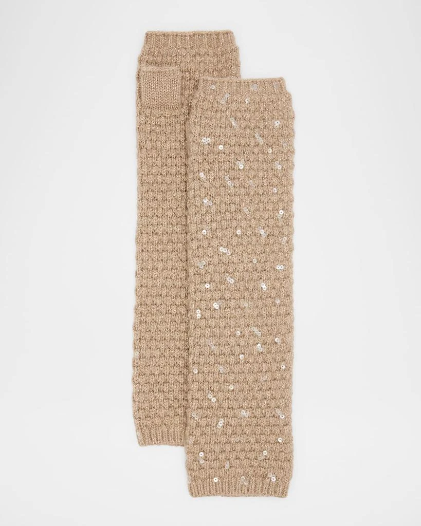 Carolyn Rowan Cashmere Lurex Fingerless Gloves