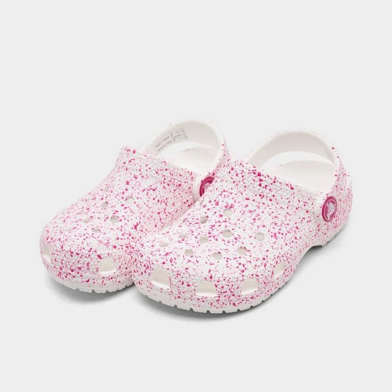Crocs Girls' Toddler Crocs Paint Splatter Classic Clog Shoes 2