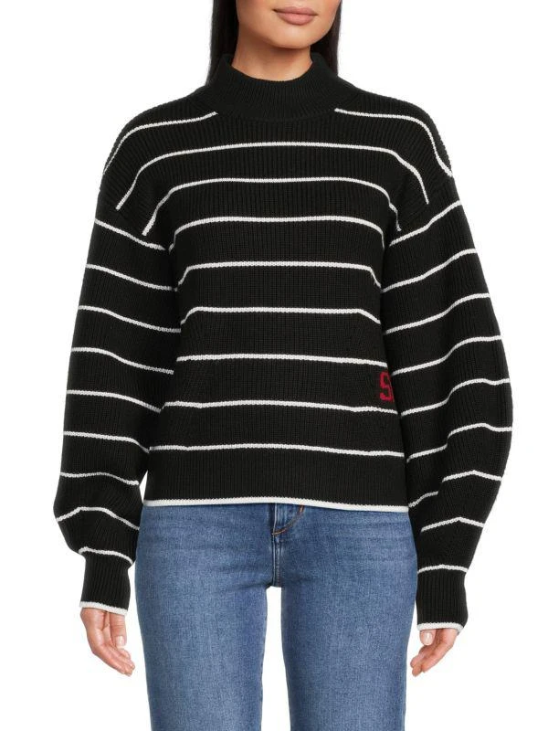 SONIA RYKIEL Striped Wool Sweater 1