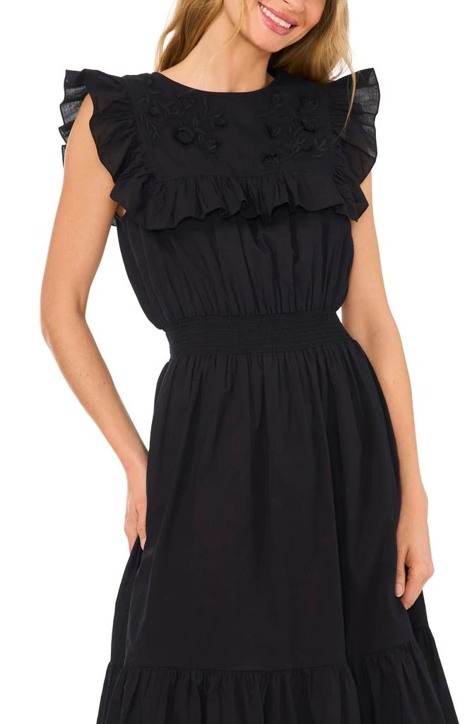 Shop Ruffle Yoke Embroidered Midi Dress on Sale at BeyondStyle  Get 71%  Off Ruffle Yoke Embroidered Midi Dress with Limited-Time Flash Deals,  Exclusive Discounts, and Special Offers. Enjoy Unbeatable Savings on