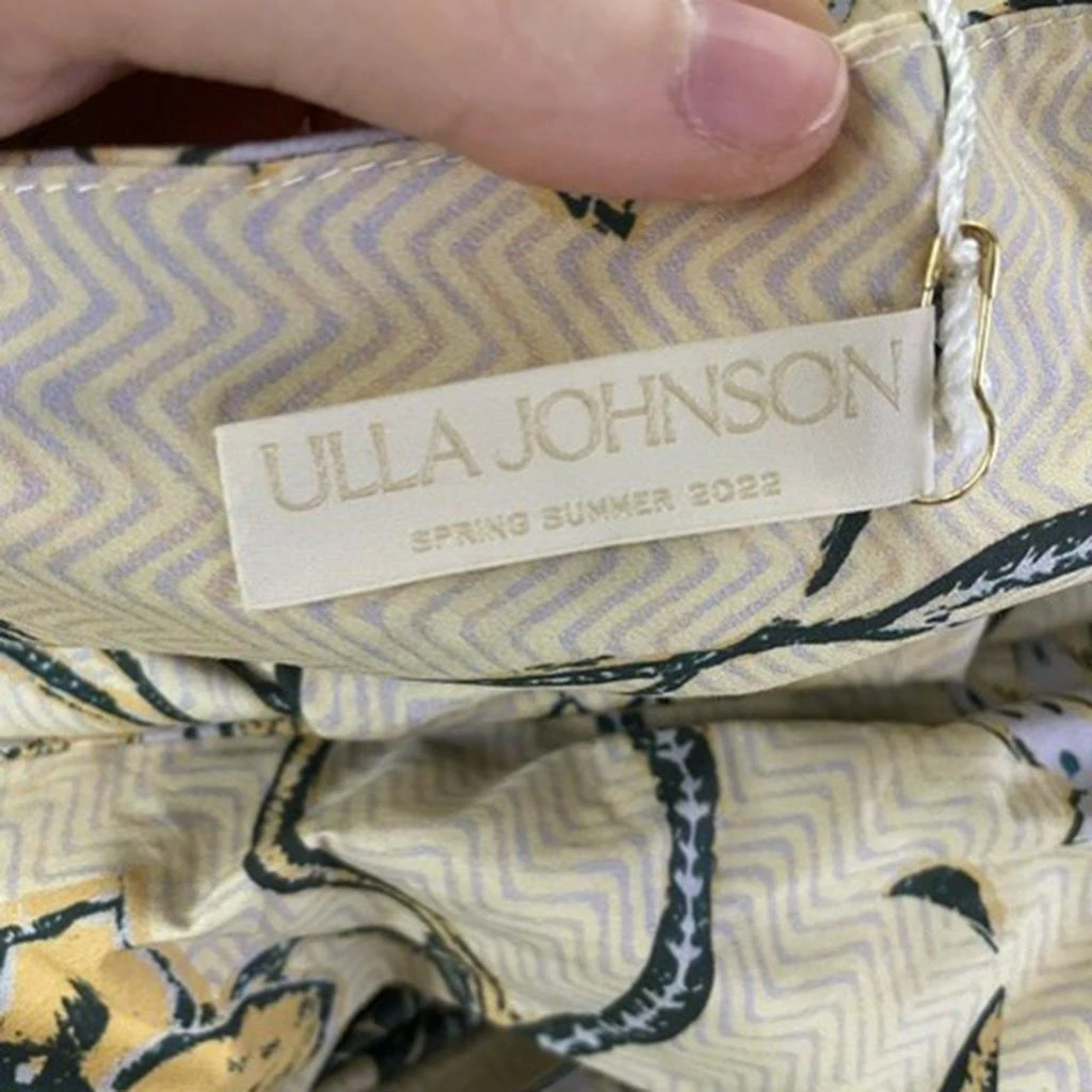 Ulla Johnson Solana Jumpsuit in Yellow Cotton 3