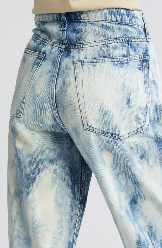 Rag & Bone Logan Bleach Splatter Wide Leg Jeans 4