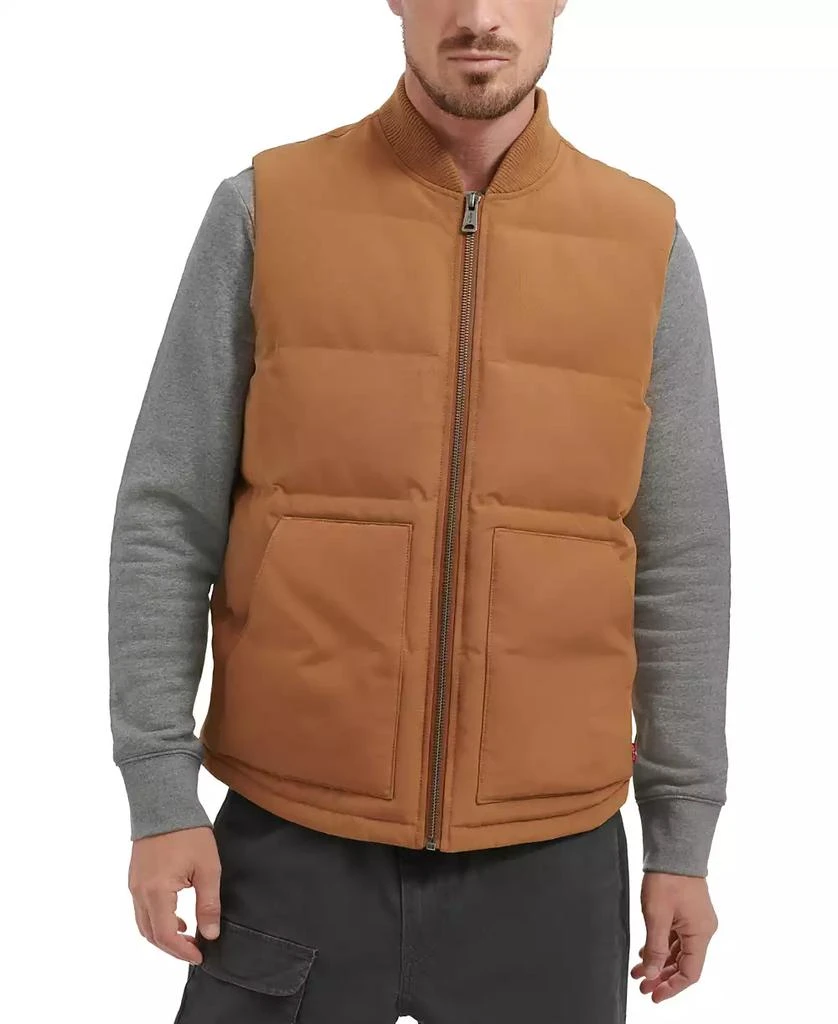 Levi's Men's Solid-Color Insulated Utility Vest 1