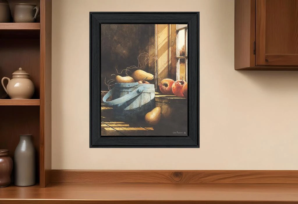 Hivvago Morning Light Black Framed Print Wall Art