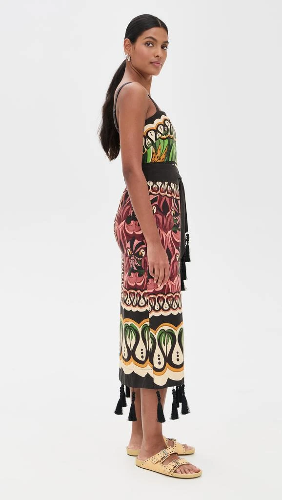 Farm Rio Coconut Tree Flow Scarf Dress 3
