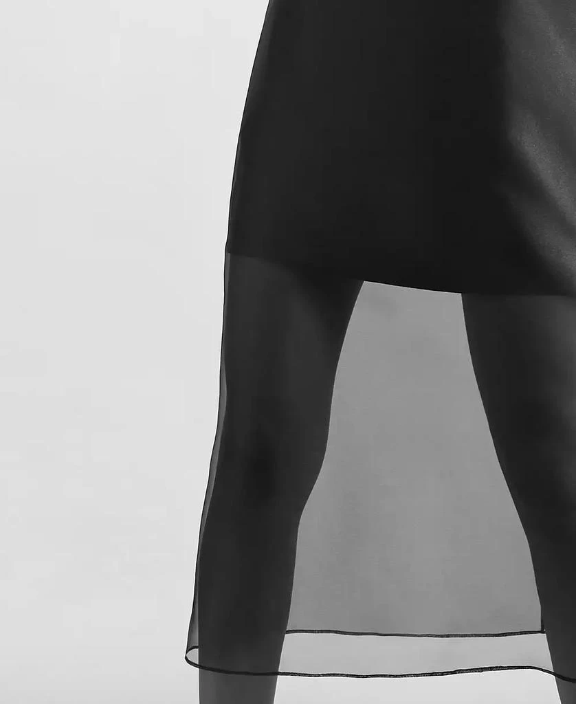 Kenneth Cole Women's Sheer-Overlay Midi Dress 7