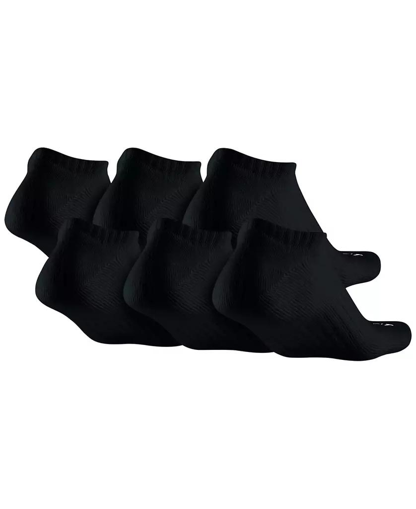 NIKE Unisex Everyday Plus Cushioned Training No-Show Socks 6 Pairs