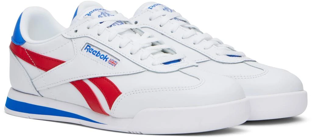 Reebok White & Blue Campio XT Sneakers 4