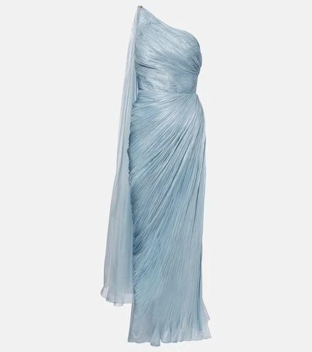 Maria Lucia Hohan Florencia one-shoulder silk gown
