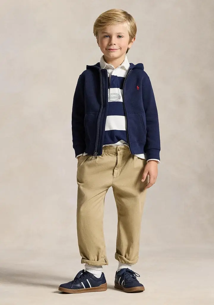 Ralph Lauren Boys 2-7 Cotton-Blend-Fleece Hoodie 3